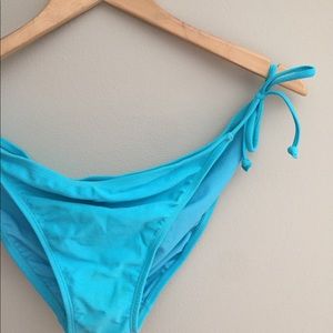 Turquoise String Bikini Bottoms